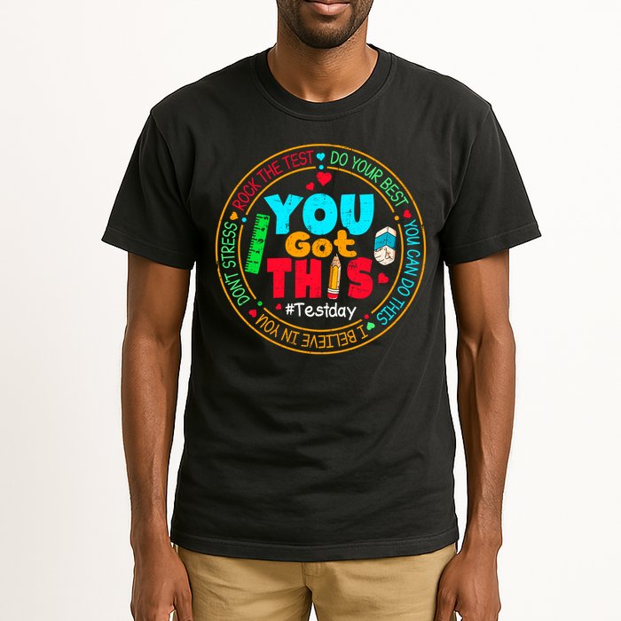Test Day You Got This Rock The Test Testing Day Tall T-Shirt