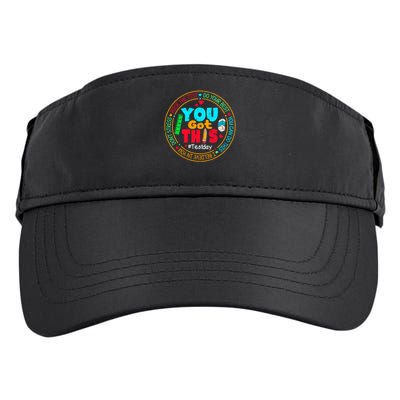 Test Day You Got This Rock The Test Testing Day Adult Drive Performance Visor