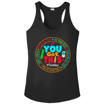 Test Day You Got This Rock The Test Testing Day Ladies PosiCharge Competitor Racerback Tank