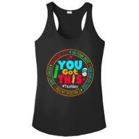 Test Day You Got This Rock The Test Testing Day Ladies PosiCharge Competitor Racerback Tank
