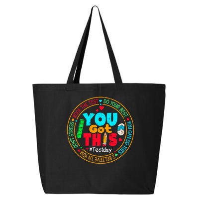 Test Day You Got This Rock The Test Testing Day 25L Jumbo Tote