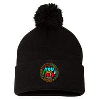 Test Day You Got This Rock The Test Testing Day Pom Pom 12in Knit Beanie