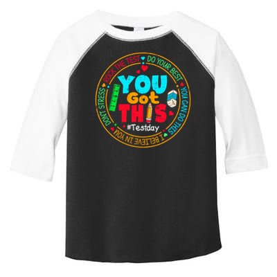 Test Day You Got This Rock The Test Testing Day Toddler Fine Jersey T-Shirt