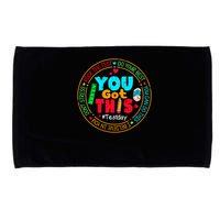 Test Day You Got This Rock The Test Testing Day Microfiber Hand Towel