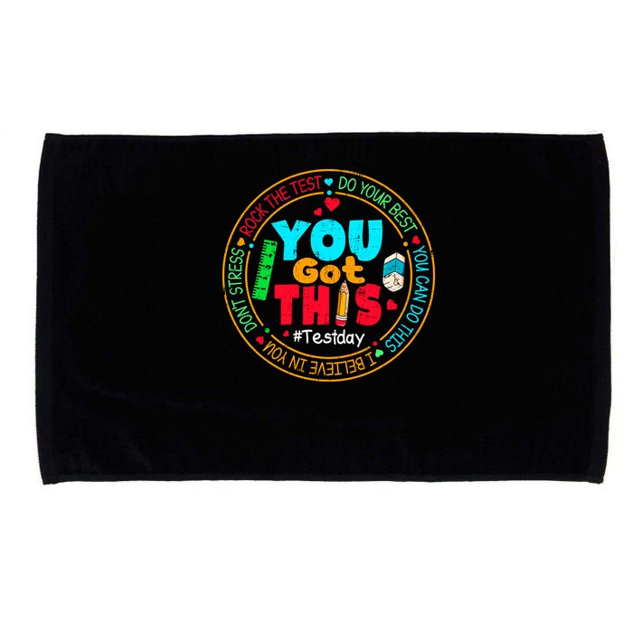 Test Day You Got This Rock The Test Testing Day Microfiber Hand Towel