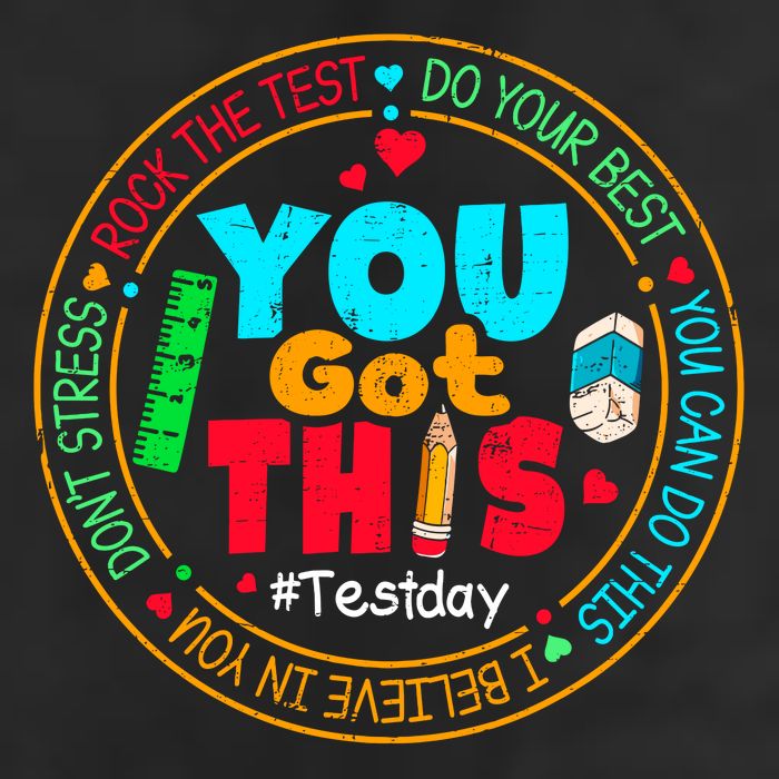 Test Day You Got This Rock The Test Testing Day Microfiber Hand Towel