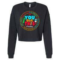Test Day You Got This Rock The Test Testing Day Cropped Pullover Crew