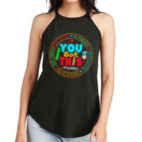Test Day You Got This Rock The Test Testing Day Women's Perfect Tri Rocker Tank