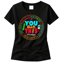 Test Day You Got This Rock The Test Testing Day Womens T-Shirt