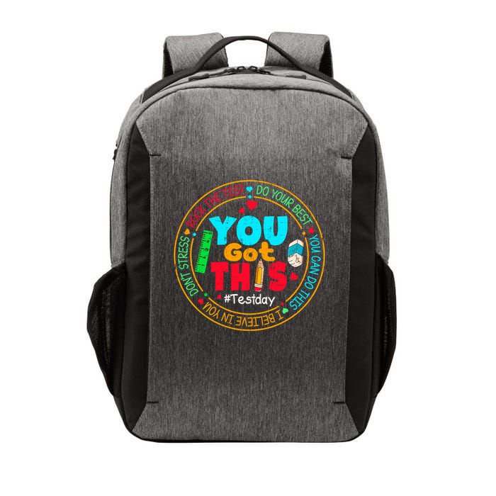 Test Day You Got This Rock The Test Testing Day Vector Backpack