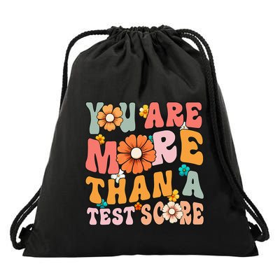 Testing Day You Are More Than A Test Score Teacher Test Day Drawstring Bag