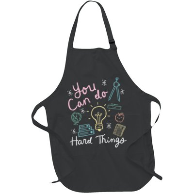 Testing Day You Can Do Hard Things Teacher State Testing Full-Length Apron With Pockets