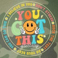 Test Day You Got This Rock The Test Teacher Testing Day Legacy Tie Dye Trucker Hat