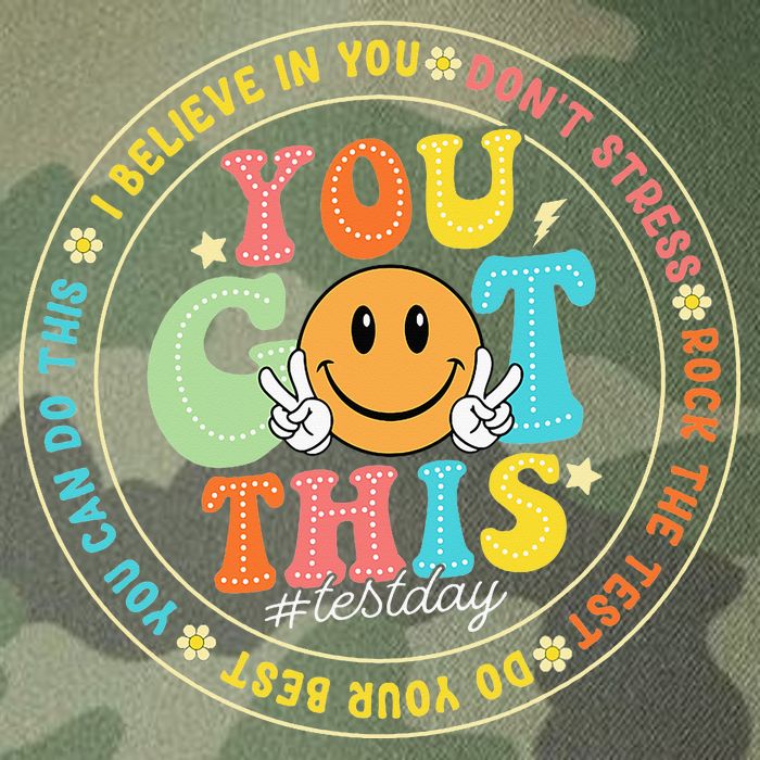 Test Day You Got This Rock The Test Teacher Testing Day Legacy Tie Dye Trucker Hat