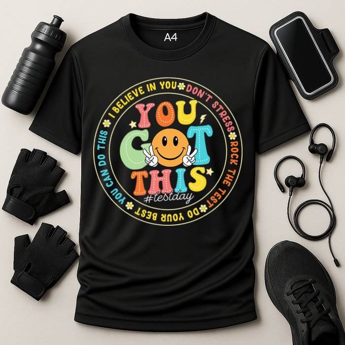 Test Day You Got This Rock The Test Teacher Testing Day Performance Shirt