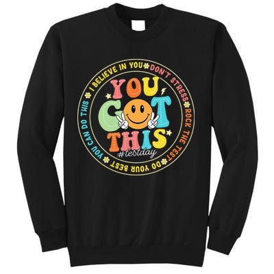 Test Day You Got This Rock The Test Teacher Testing Day Sweatshirt