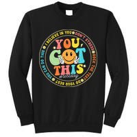 Test Day You Got This Rock The Test Teacher Testing Day Sweatshirt