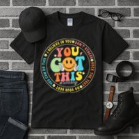 Test Day You Got This Rock The Test Teacher Testing Day Tall T-Shirt