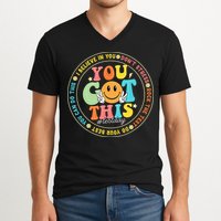 Test Day You Got This Rock The Test Teacher Testing Day V-Neck T-Shirt