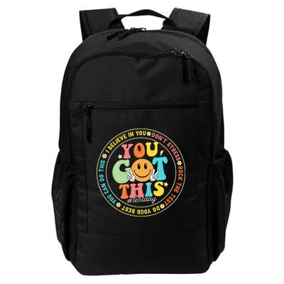 Test Day You Got This Rock The Test Teacher Testing Day Backpack