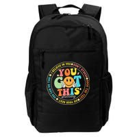 Test Day You Got This Rock The Test Teacher Testing Day Backpack