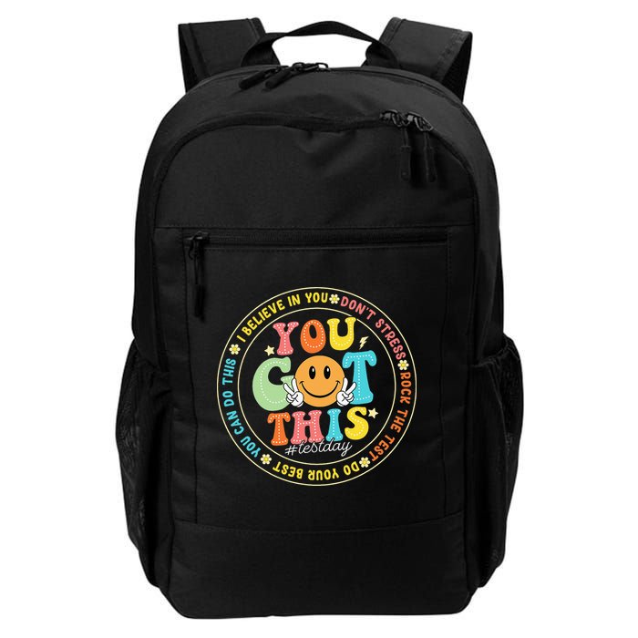 Test Day You Got This Rock The Test Teacher Testing Day Backpack