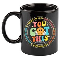 Test Day You Got This Rock The Test Teacher Testing Day 11oz C Handle Ceramic Mug