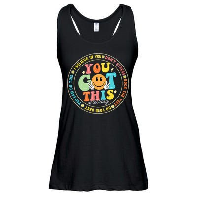 Test Day You Got This Rock The Test Teacher Testing Day Ladies Essential Flowy Tank