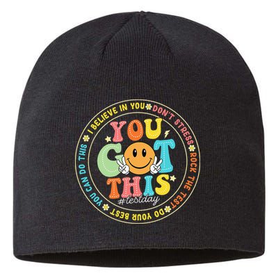 Test Day You Got This Rock The Test Teacher Testing Day Sustainable Beanie