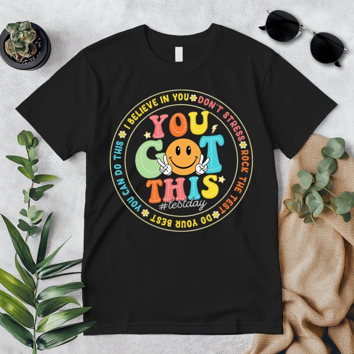 Test Day You Got This Rock The Test Teacher Testing Day Premium T-Shirt