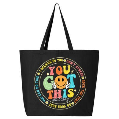 Test Day You Got This Rock The Test Teacher Testing Day 25L Jumbo Tote