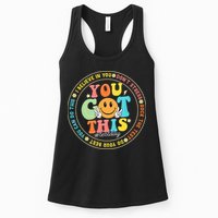 Test Day You Got This Rock The Test Teacher Testing Day Womens Tank Top