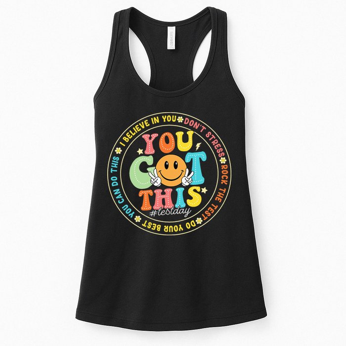 Test Day You Got This Rock The Test Teacher Testing Day Womens Tank Top