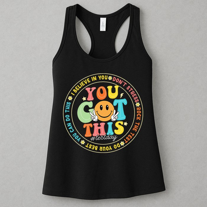 Test Day You Got This Rock The Test Teacher Testing Day Womens Tank Top