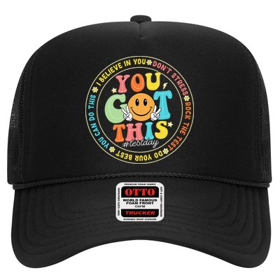 Test Day You Got This Rock The Test Teacher Testing Day Trucker Hat