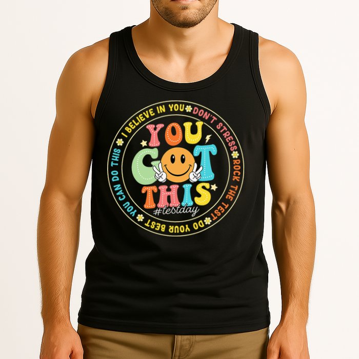 Test Day You Got This Rock The Test Teacher Testing Day Tank Top