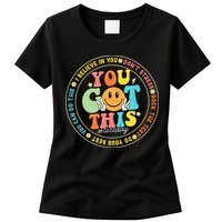 Test Day You Got This Rock The Test Teacher Testing Day Womens T-Shirt