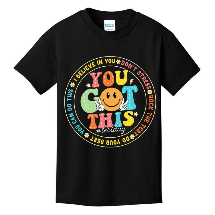 Test Day You Got This Rock The Test Teacher Testing Day Kids T-Shirt