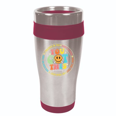 Test Day You Got This Rock The Test Teacher Testing Day 16oz Travel Tumbler