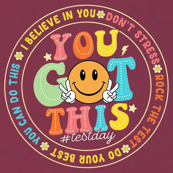 Test Day You Got This Rock The Test Teacher Testing Day 16oz Travel Tumbler