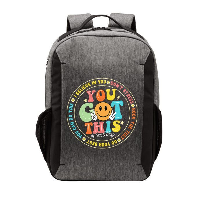 Test Day You Got This Rock The Test Teacher Testing Day Vector Backpack
