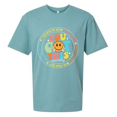 Test Day You Got This Rock The Test Teacher Testing Day Sueded Cloud Jersey T-Shirt