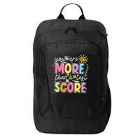 Test Day You Are More Than A Test Score Rock The Test City Backpack