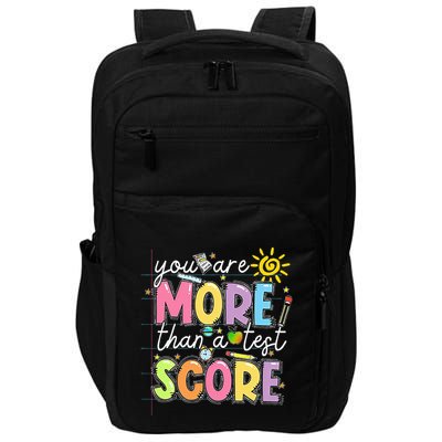 Test Day You Are More Than A Test Score Rock The Test Impact Tech Backpack