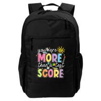 Test Day You Are More Than A Test Score Rock The Test Backpack