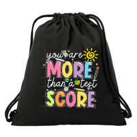 Test Day You Are More Than A Test Score Rock The Test Drawstring Bag