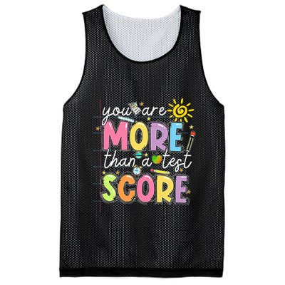 Test Day You Are More Than A Test Score Rock The Test Mesh Reversible Basketball Jersey Tank