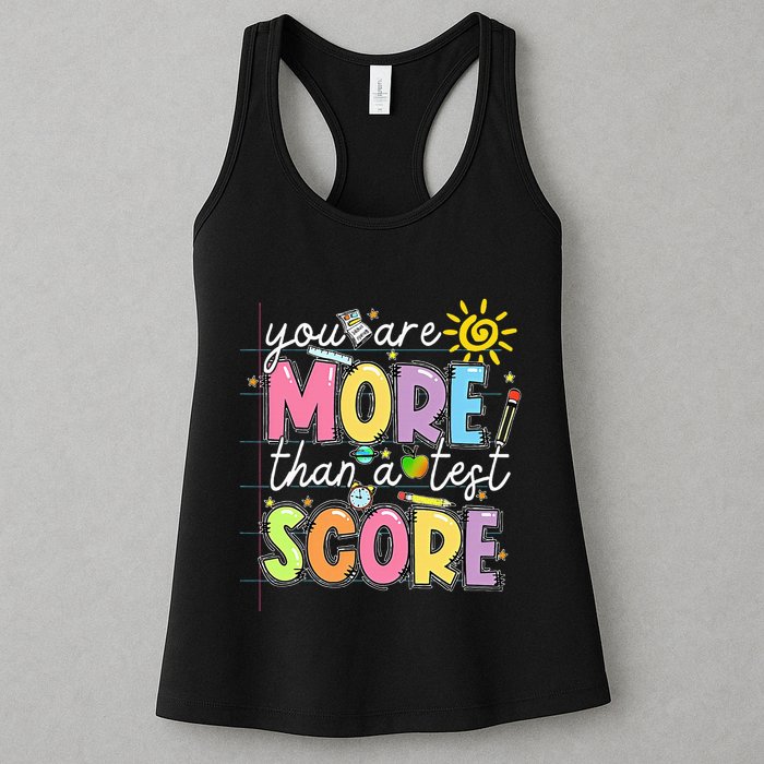 Test Day You Are More Than A Test Score Rock The Test Womens Tank Top