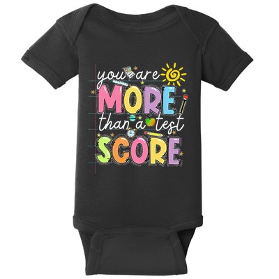Test Day You Are More Than A Test Score Rock The Test Baby Bodysuit