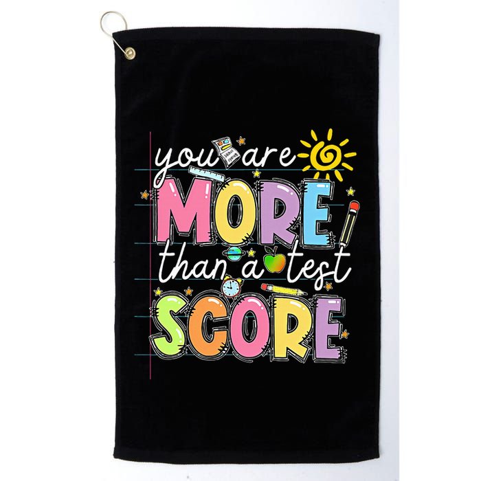 Test Day You Are More Than A Test Score Rock The Test Golf Towel
